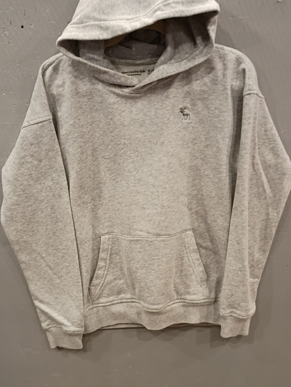 Abercrombie Kids Light Gray Hooded Sweatshirt